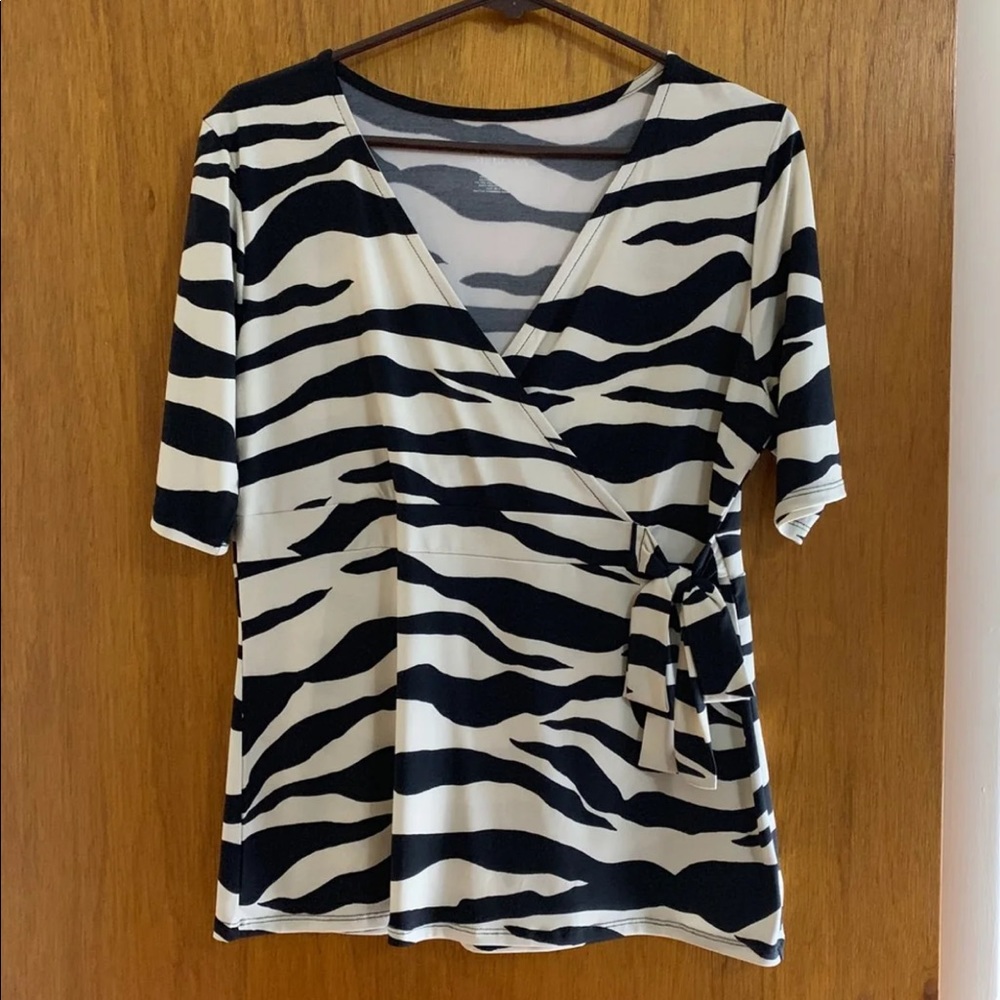 Fun zebra print top